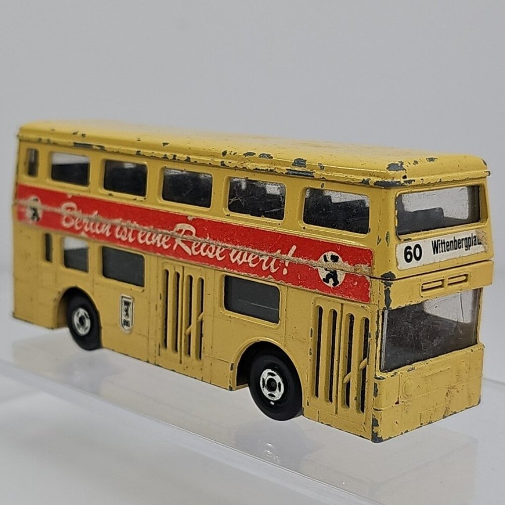 Matchbox Bus Super Kings 1972 Diecast Lesney 1238927 Double Decker Bus England